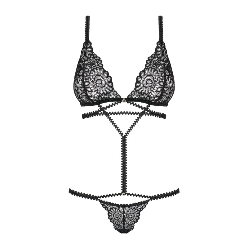 Uwodzicielska bielizna Mixty body czarne - 5