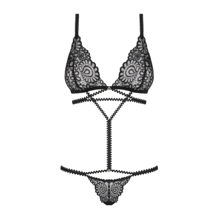 Uwodzicielska bielizna Mixty body czarne - 5