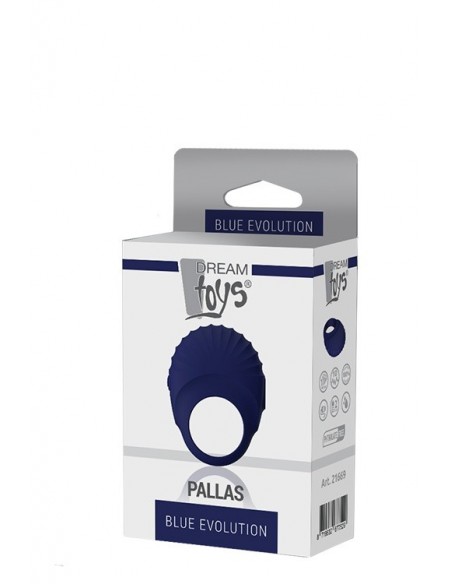 Pierścień Na Penisa Wibrujący Niebieski Evolution Pallas - Pierścienie erekcyjne wibrujące - 2
