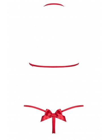 Uwodzicielska bielizna Giftella body czerwone  S/M - Body - 6