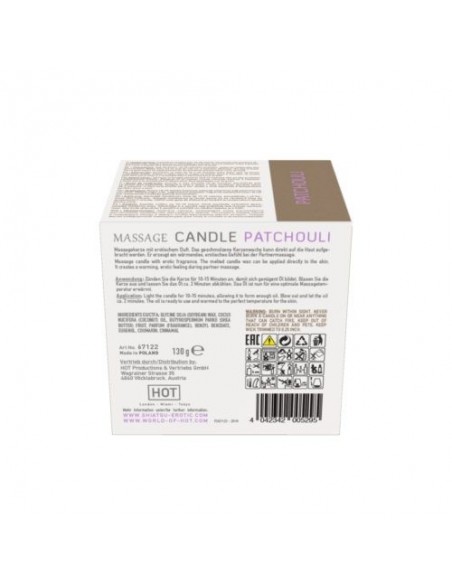 Świeca Do Masażu Shiatsu Massage Candle Patchouli 130 g - Świece zapachowe do masażu - 3