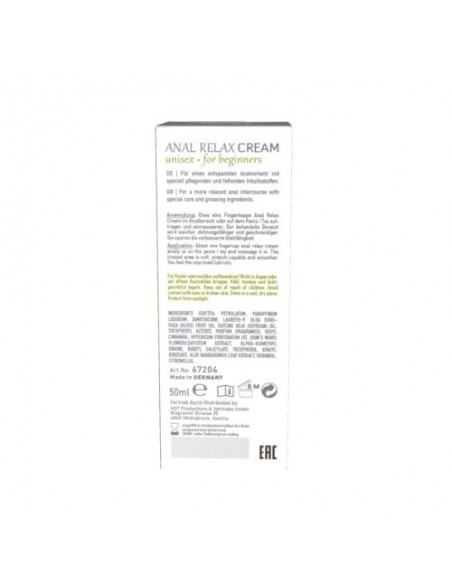 Lubrykant Sprej-Shiatsu Anal Relax Cream 50 ml - Lubrykanty do seksu analnego - 2