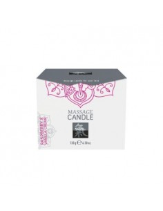 Świeca Do Masażu Shiatsu Massage Candle Raspberry / Vanilla Cream 130 g - Świece zapachowe do masażu - 1