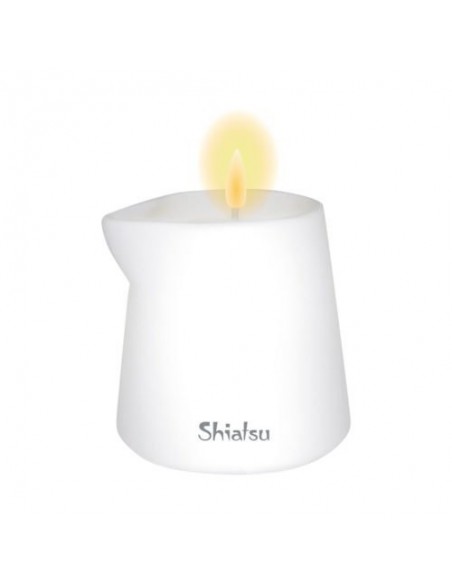 Świeca Do Masażu Shiatsu Massage Candle Raspberry / Vanilla Cream 130 g - Świece zapachowe do masażu - 2