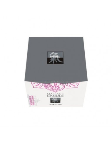 Świeca Do Masażu Shiatsu Massage Candle Raspberry / Vanilla Cream 130 g - Świece zapachowe do masażu - 4