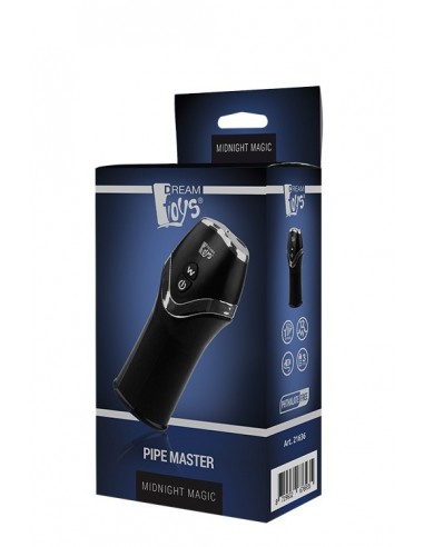 Masturbator Z Wibracją Midnight Magic Pipe Master - Masturbatory i Sztuczne pochwy - 2