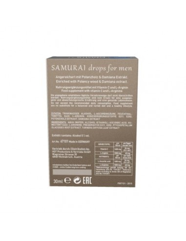Shiatsu Samurai Drops For Men 30 ml - Dłuższa i mocniejsza erekcja - 4