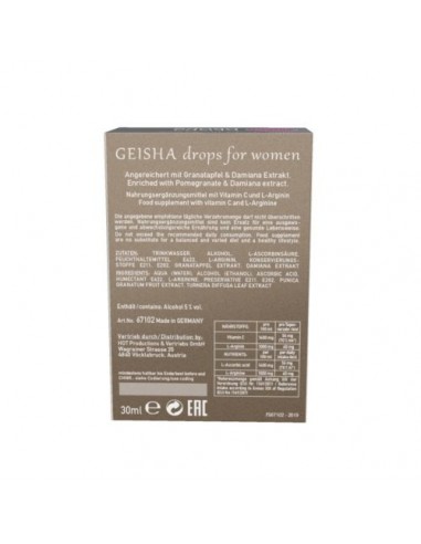 Afrodyzjak Shiatsu GEISHA Drops for Women 30 ml - Zwiększenie libida i potencji u kobiet - 4
