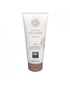 Olejek Do Masażu Shiatsu 2In1 Massage-Glide Gel Silky Touch 200 ml - Olejki i żele do masażu - 1