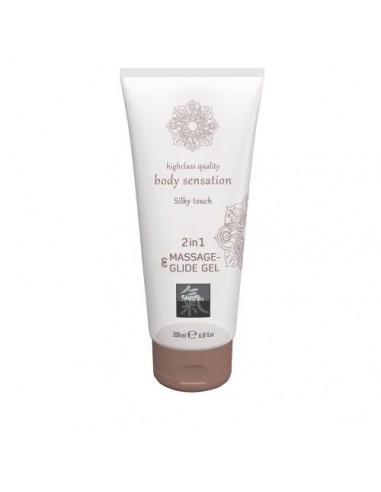 Olejek Do Masażu Shiatsu 2In1 Massage-Glide Gel Silky Touch 200 ml - Olejki i żele do masażu - 1