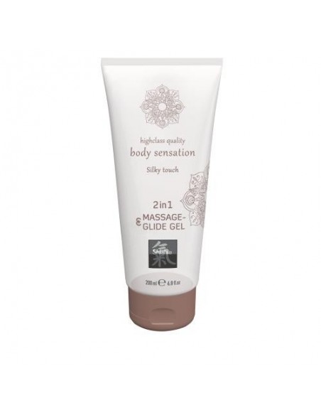 Olejek Do Masażu Shiatsu 2In1 Massage-Glide Gel Silky Touch 200 ml - Olejki i żele do masażu - 1