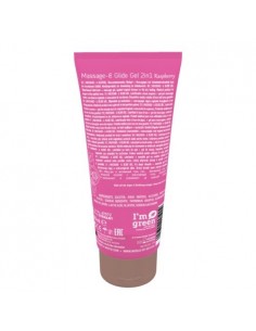 Olejek Do Masażu Shiatsu 2In1 Massage- Glide Gel Raspberry Scent 200 ml - Olejki i żele do masażu - 1 2