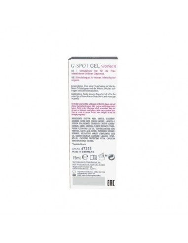Shiatsu G-Spot Gel For Women 15 ml - Zwiększenie libida i potencji u kobiet - 3