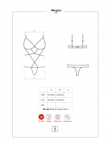 Megies body czarne  S/M - Body - 7