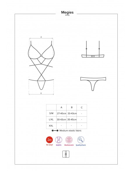 Megies body czarne  S/M - Body - 7