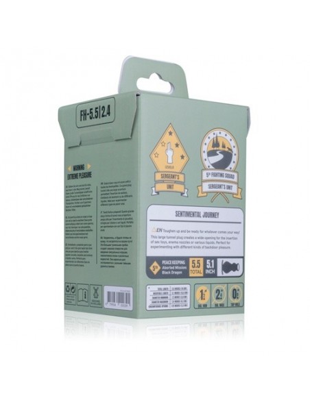 Buttplug Plug-Foxhole Hollow Butt Plug - Duże Korki Analne - 5