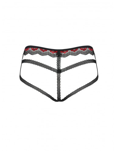 Zniewalająca bielizna Megies Figi Czarne L/Xl - Figi - 7