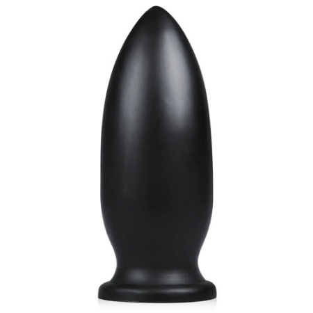 Korek analny Plug-Yellow Dog z przyssawką 10 cm i profilem pocisku - 25,5 cm długości, 9,5 cm średnicy maksymalnej - 1