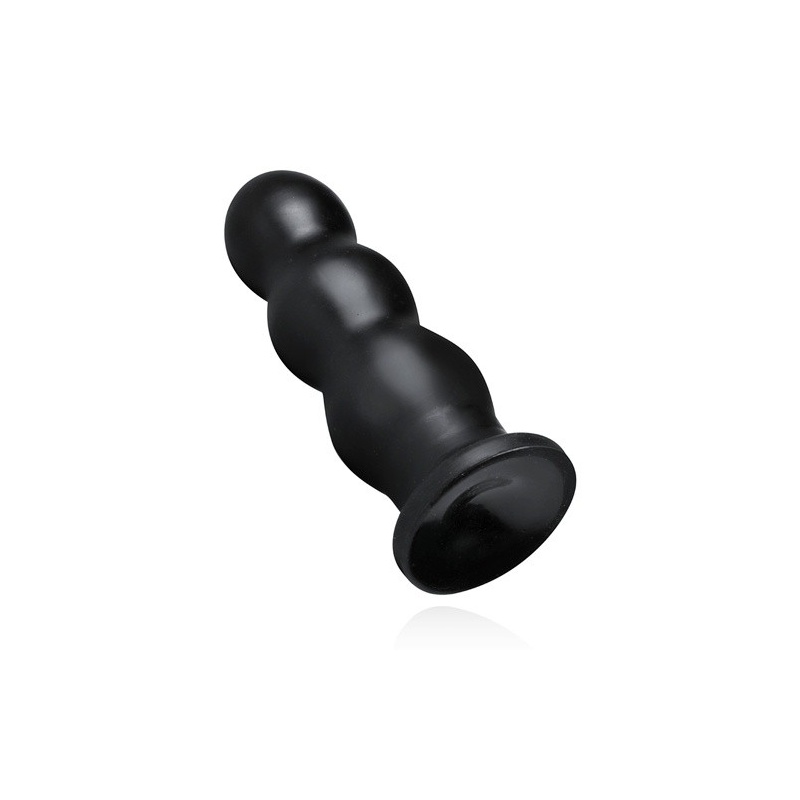 Wtyczka analna Plug-Tactical III XXL żebrowana z przyssawką, 24,9 cm - 2