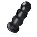 Wtyczka analna Plug-Tactical III XXL żebrowana z przyssawką, 24,9 cm - 3