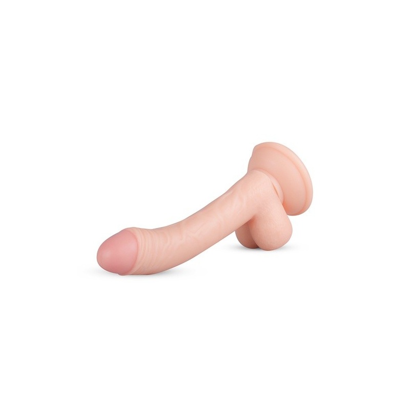 Realistyczne dildo Vince 19,5 cm z przyssawką i żyłowanym trzonem - 3