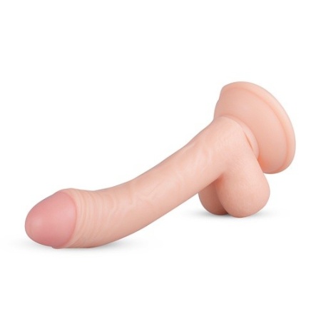 Realistyczne dildo Vince 19,5 cm z przyssawką i żyłowanym trzonem - 3
