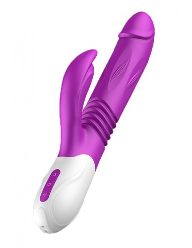 Wibrator Króliczek BASS 4 Funkcje Posuwiste Góra/Dół + Powiększenie - Wibratory Króliczki - 1