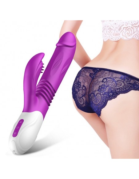 Wibrator Króliczek BASS 4 Funkcje Posuwiste Góra/Dół + Powiększenie - Wibratory Króliczki - 2