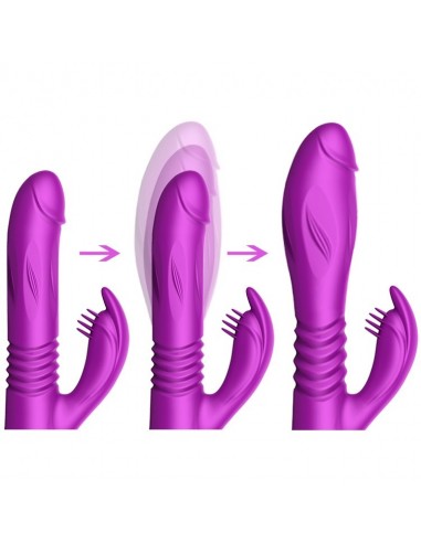 Wibrator Króliczek BASS 4 Funkcje Posuwiste Góra/Dół + Powiększenie - Wibratory Króliczki - 4