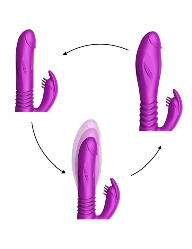 Wibrator Króliczek BASS 4 Funkcje Posuwiste Góra/Dół + Powiększenie - Wibratory Króliczki - 5
