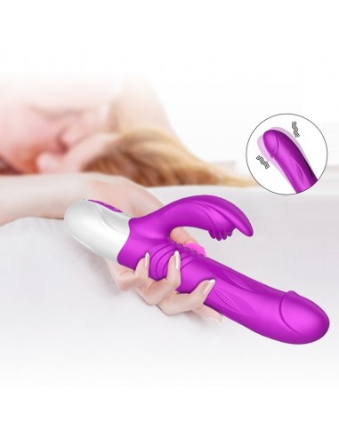 Wibrator Króliczek BASS 4 Funkcje Posuwiste Góra/Dół + Powiększenie - Wibratory Króliczki - 6