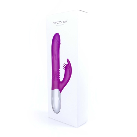 Wibrator silikonowy USB z 10 trybami wibracji, funkcją rozszerzania wału i ruchem posuwisto-zwrotnym - 8