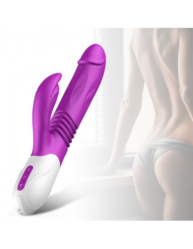 Wibrator Króliczek BASS 4 Funkcje Posuwiste Góra/Dół + Powiększenie - Wibratory Króliczki - 9