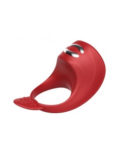 Pierścień z wibracjami USB 7 Funkcji + Elektorstymulacja - Pierścienie erekcyjne wibrujące - 1 2