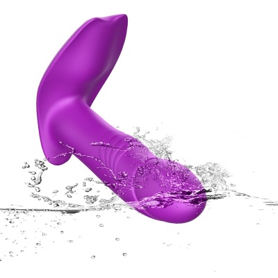 Stymulator łechtaczki i punktu G B-Series Silicone Panty Vibrator - 7 trybów wibracji, 7 trybów pulsacji, ogrzewanie - 1 2