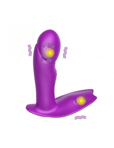 Stymulator Silicone Panty Vibrator USB 7 Function / Heating / Impact function - Wibratory Punktu G - 5