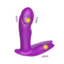 Stymulator łechtaczki i punktu G B-Series Silicone Panty Vibrator - 7 trybów wibracji, 7 trybów pulsacji, ogrzewanie - 5