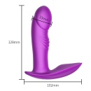 Stymulator łechtaczki i punktu G B-Series Silicone Panty Vibrator - 7 trybów wibracji, 7 trybów pulsacji, ogrzewanie - 7