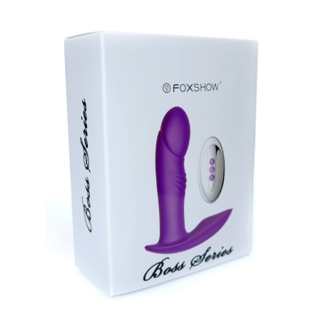 Stymulator łechtaczki i punktu G B-Series Silicone Panty Vibrator - 7 trybów wibracji, 7 trybów pulsacji, ogrzewanie - 9