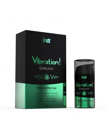Stymulujący żel intymny Vibration Ganjah 15 ml - Lubrykanty stymulujące - 1