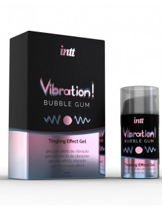 Żel intymny VIBRATION BUBBLE GUM 15 ml - Lubrykanty do seksu oralnego - 1