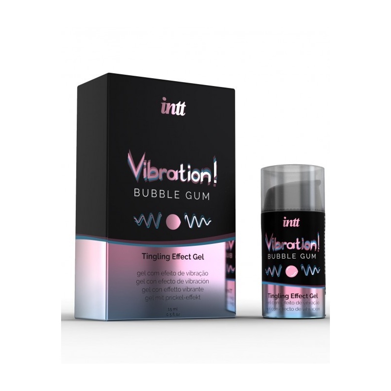 Żel intymny VIBRATION BUBBLE GUM 15 ml - 1