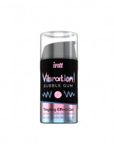 Żel intymny VIBRATION BUBBLE GUM 15 ml - Lubrykanty do seksu oralnego - 1 2
