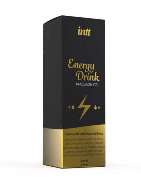 Żel do masażu i gry wstępnej Energy Drink 30 ml - Lubrykanty do seksu oralnego - 3