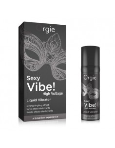 Stymulujący żel intymny Sexy Vibe! High Voltage - Liquid Vibrator 15 ml - Lubrykanty stymulujące - 1