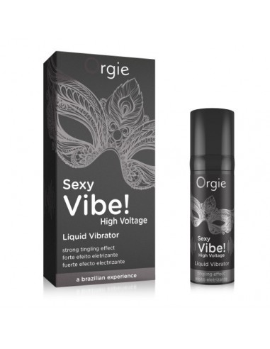 Stymulujący żel intymny Sexy Vibe! High Voltage - Liquid Vibrator 15 ml - Lubrykanty stymulujące - 1