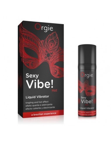 Stymulujący żel intymny Sexy Vibe! Hot - Liquid Vibrator 15 ml - Lubrykanty stymulujące - 1
