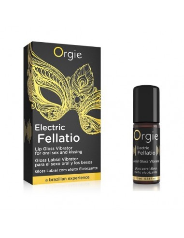 Stymulujący żel intymny Sexy Vibe! Eletric Fellatio - Vibrating Gloss 10 ml - Lubrykanty stymulujące - 1