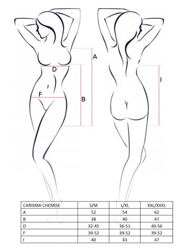 Komplet bielizny Carisma Bikini Red S/M - Casmir - Komplety bielizny erotycznej - 4