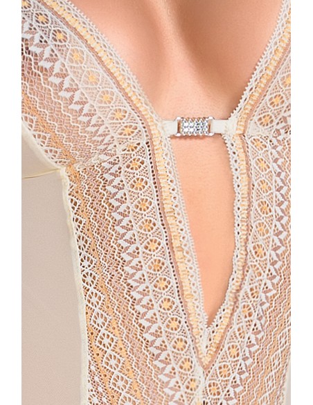 Gorset Clarisse Corset Cream S/M - Casmir - Komplety bielizny erotycznej - 2